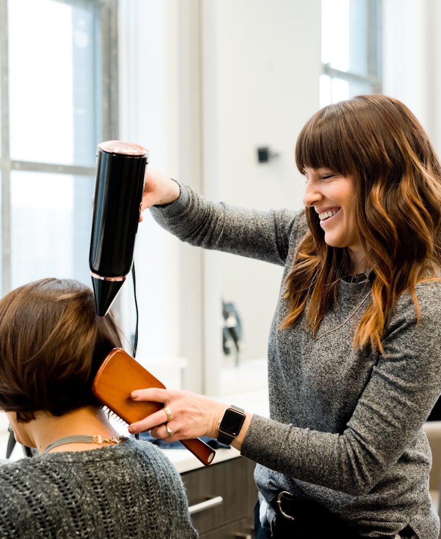 Hair salon website template preview