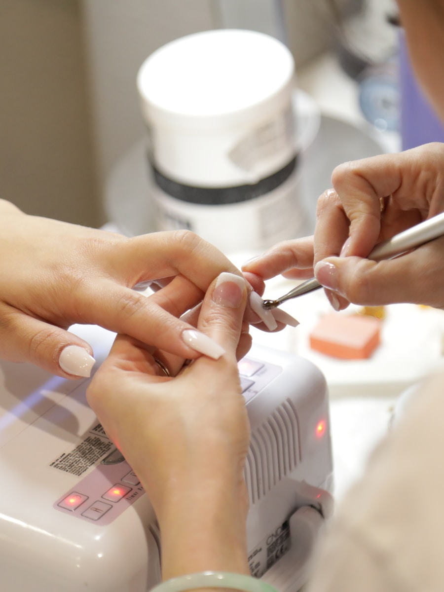 Nail salon website template preview
