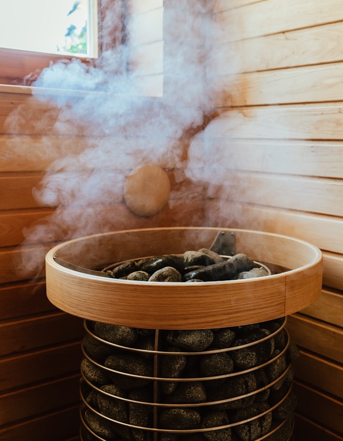 Sauna stones and heat
