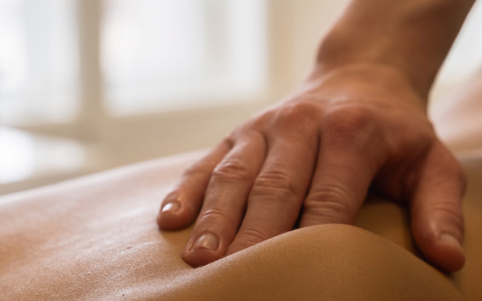 Massage therapy website template preview