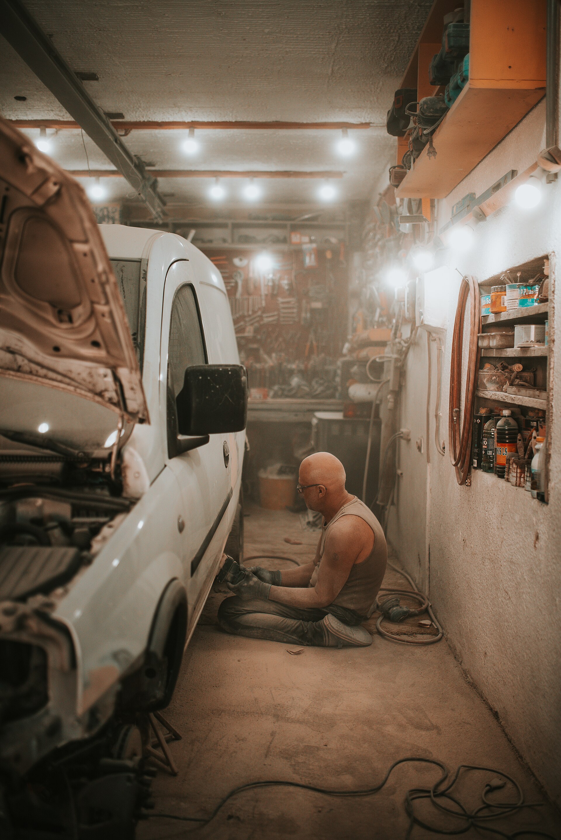 Auto repair website template preview