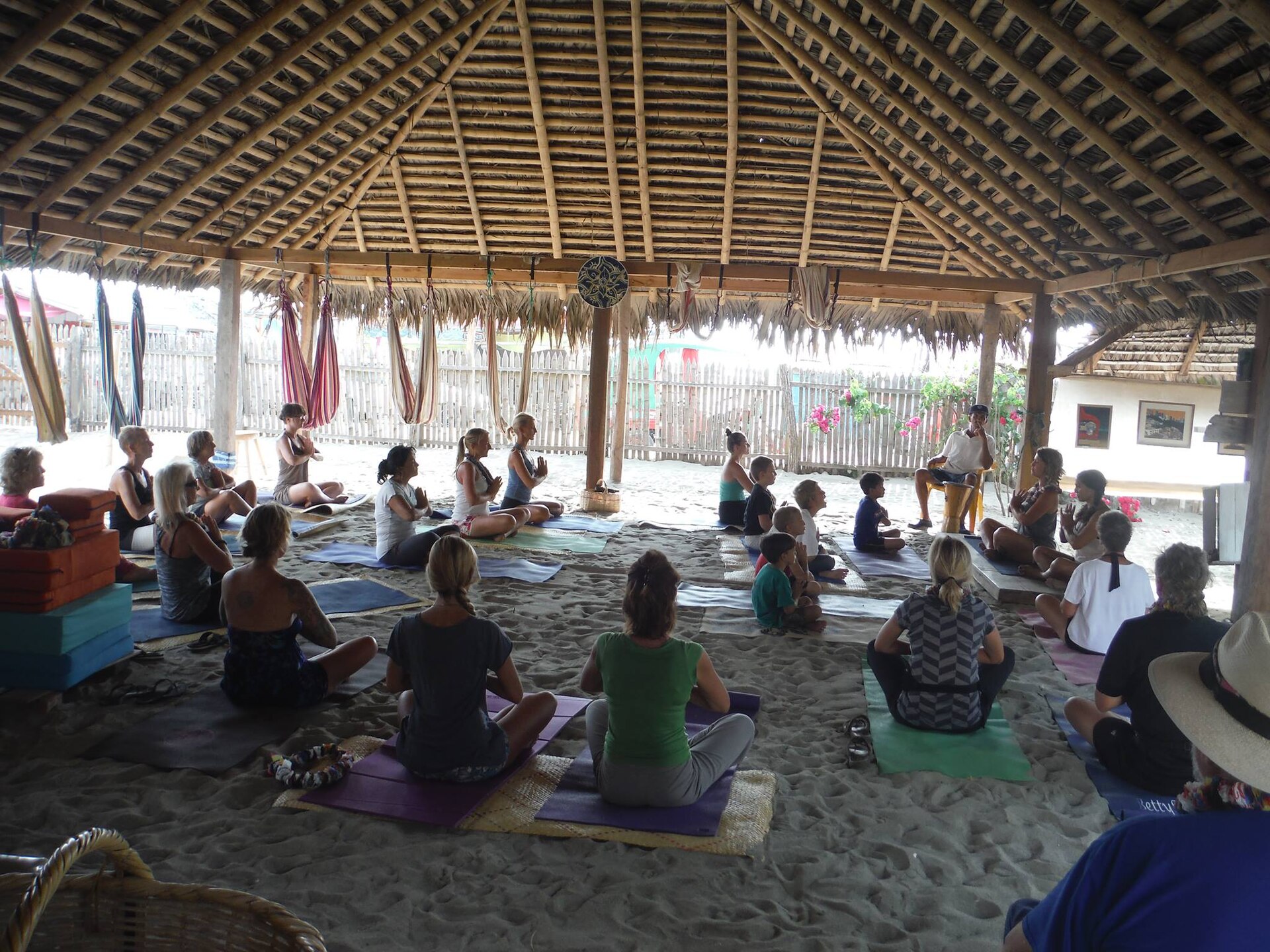 Yoga studio website template preview